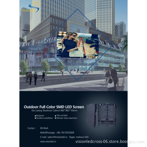 Full Color SMD P6.67 Outdoor LED display for Advertising